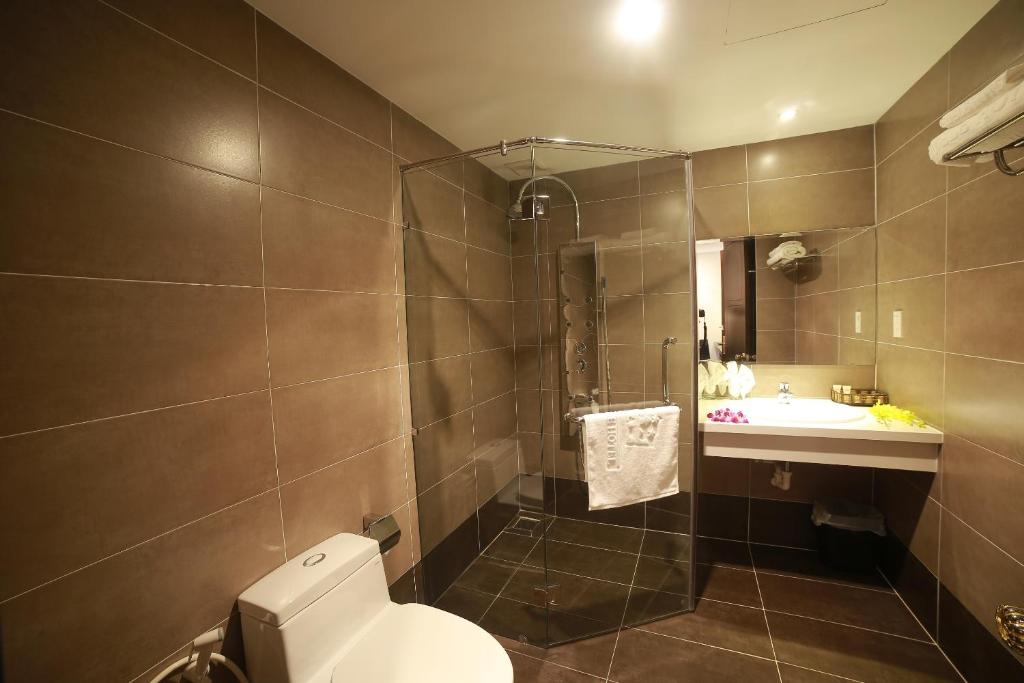 Koupelna v ubytování Edele Hotel Nha Trang Beach