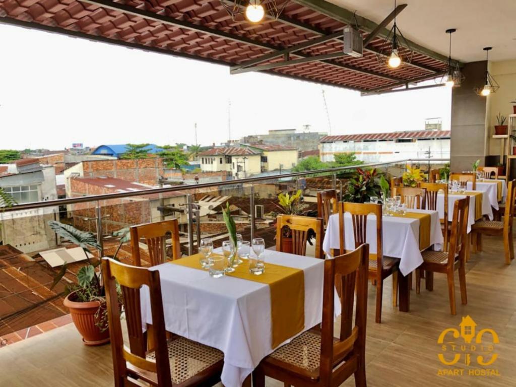 Restaurace v ubytování Studio 69 Aparthotel