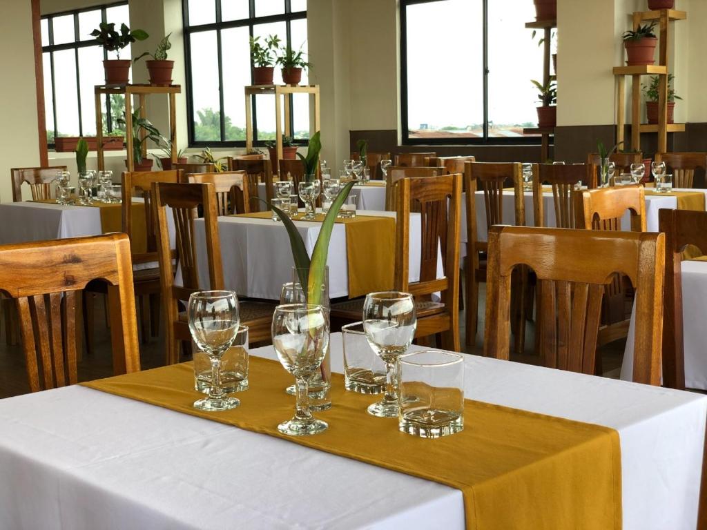 Restaurace v ubytování Studio 69 Aparthotel