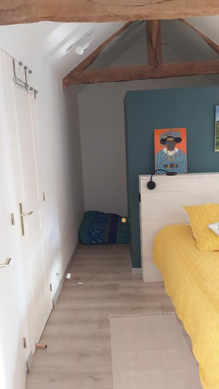 Postel nebo postele na pokoji v ubytování Ker Anahid - L'Atelier