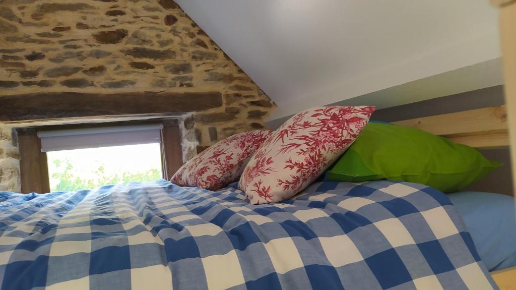 Postel nebo postele na pokoji v ubytování Ker Anahid - L'Atelier