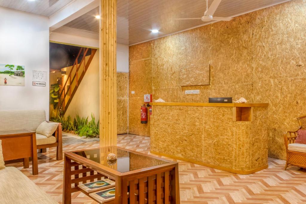 Posezení v ubytování Green Leaf Guest House - Omadhoo