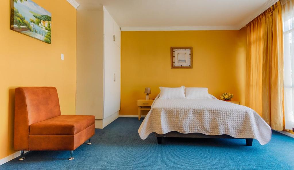 Postel nebo postele na pokoji v ubytování Casa Carrión