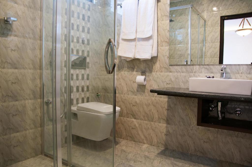 Koupelna v ubytování Mandala Boutique Hotel