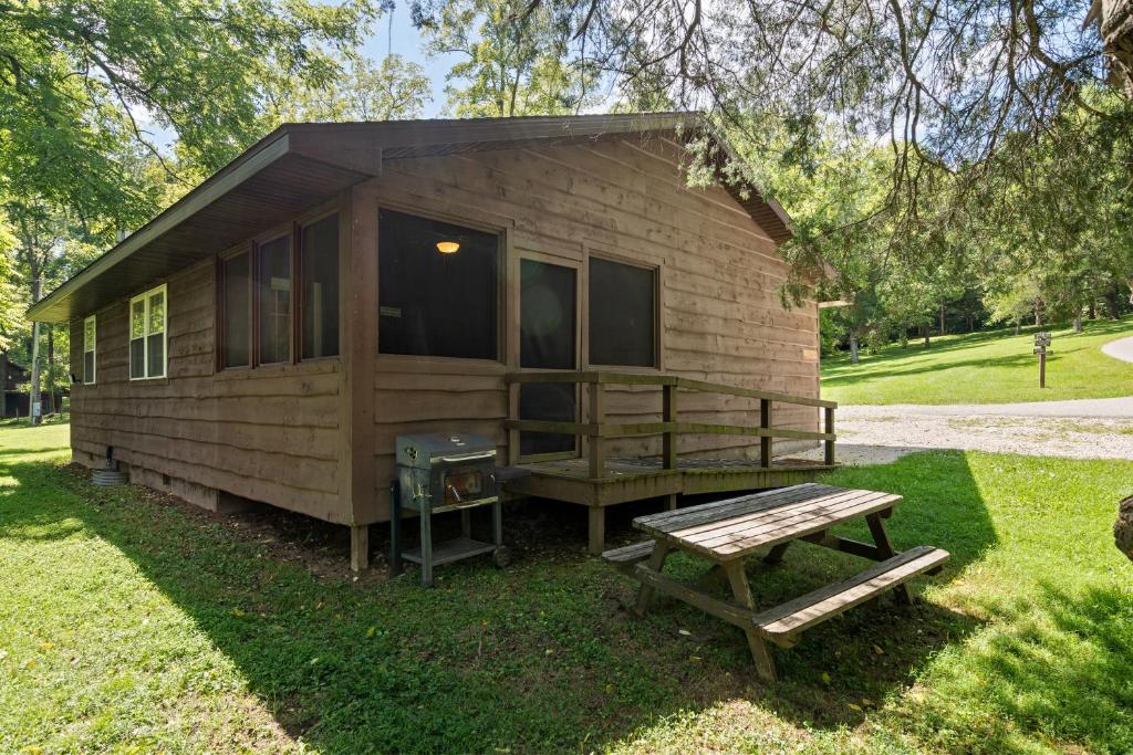 Zahrada ubytování Wilstem Cabins