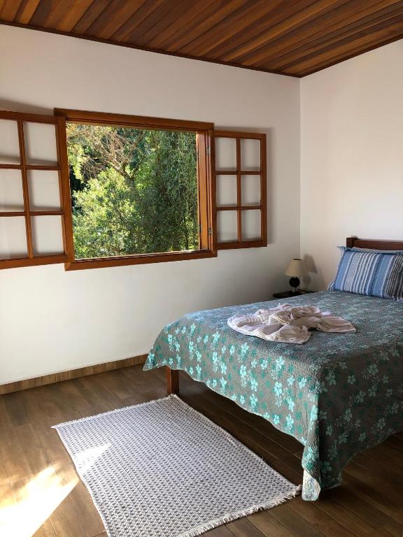 Postel nebo postele na pokoji v ubytování Terrace house