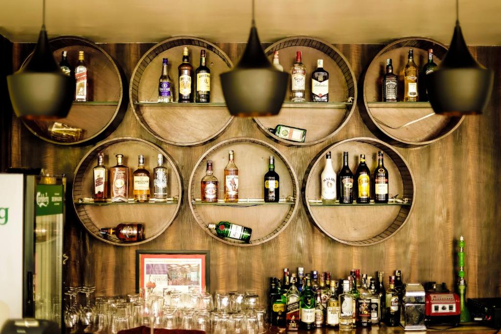 Nápoje v ubytování Hotel Tapas