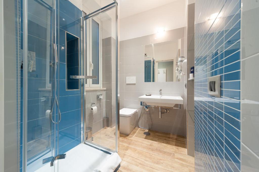 Koupelna v ubytování Trevi 41 Hotel