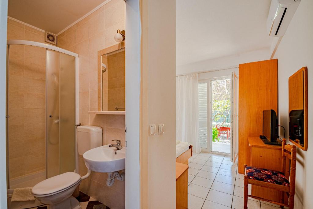 Koupelna v ubytování Apartments by the sea Viganj, Peljesac - 19391