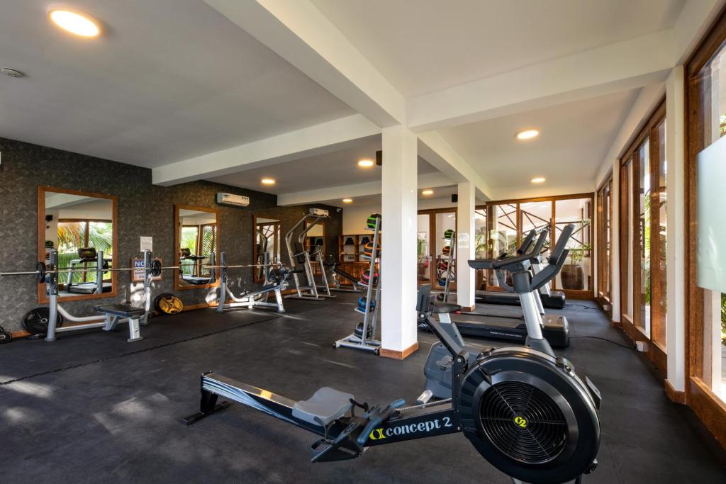 Fitness centrum a/nebo fitness zařízení v ubytování Z Hotel