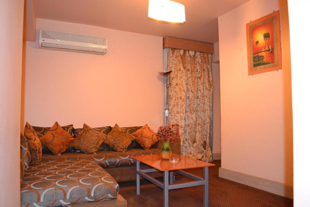 Posezení v ubytování Santana Hotel Cairo