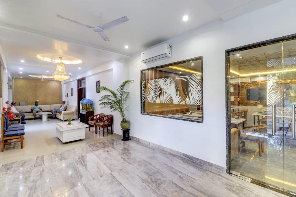 Posezení v ubytování Hotel Anand Villa