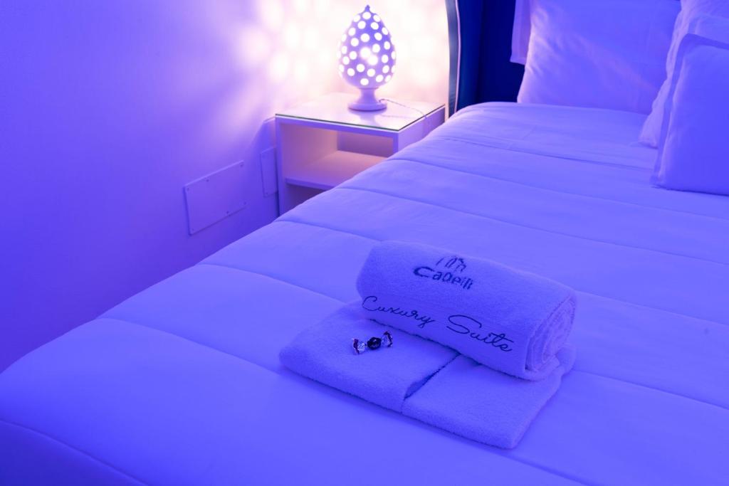Postel nebo postele na pokoji v ubytování Cadelli Luxury Suite & Apartments