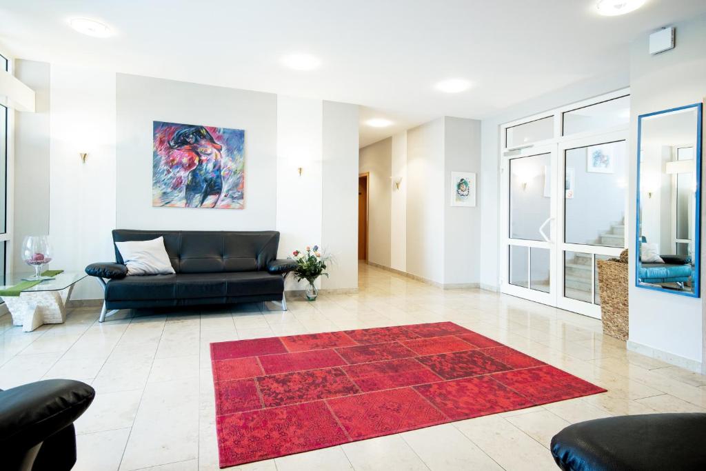 Posezení v ubytování Gasthof Linde - Hotel Blum