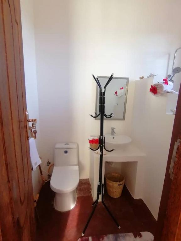 Koupelna v ubytování Habibi B&B