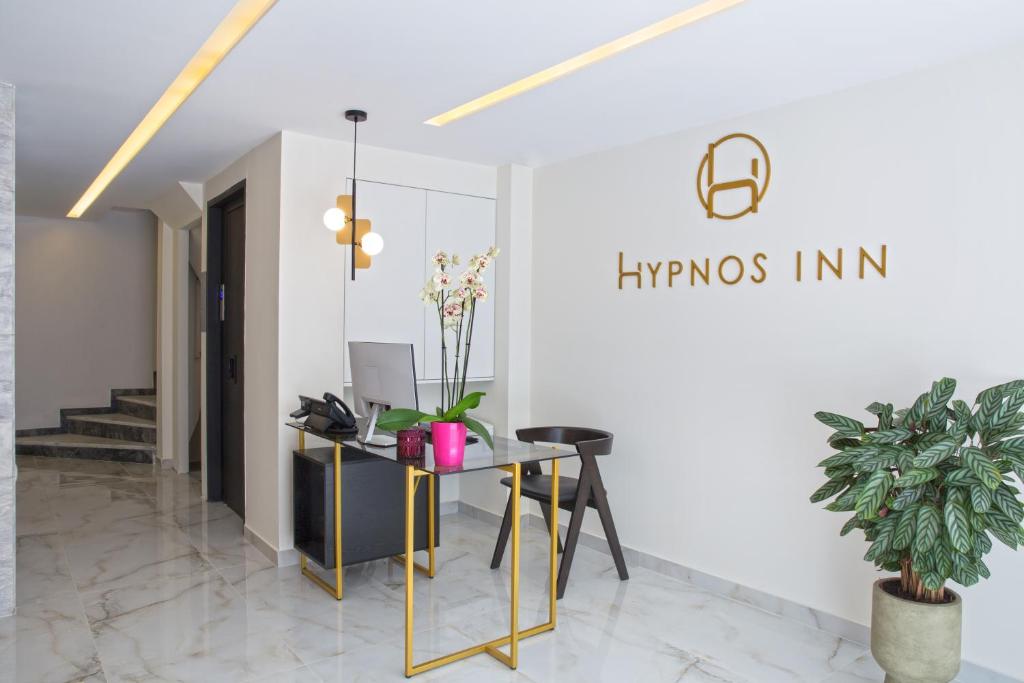 Certifikát, hodnocení, plakát nebo jiný dokument vystavený v ubytování Hypnos Inn Athens