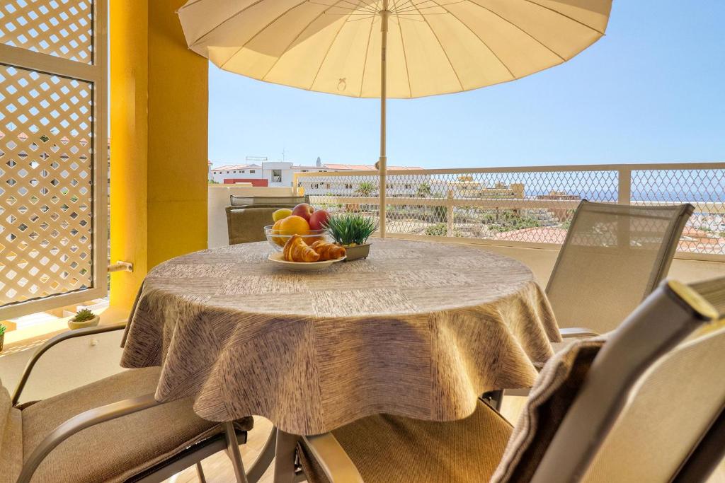 Balkón nebo terasa v ubytování Orlando - Ocean View Apartment in Costa Adeje