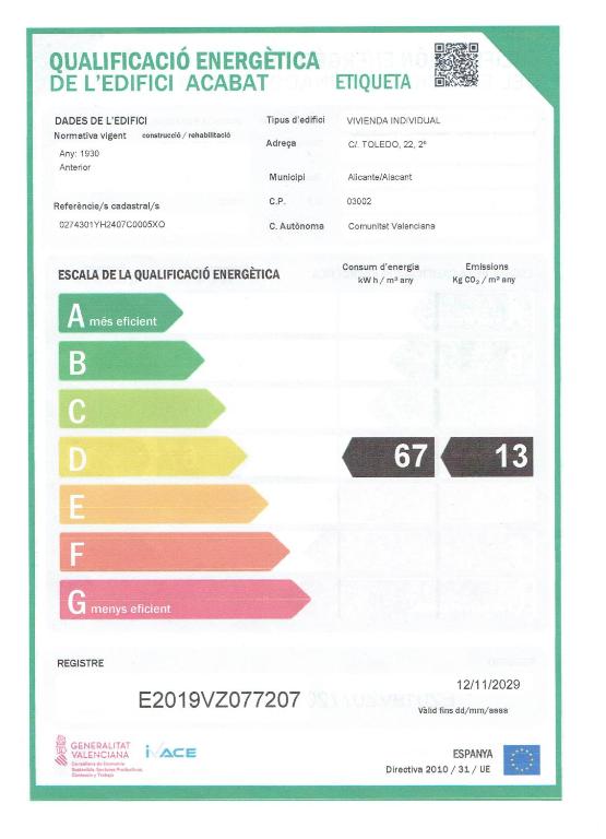 Certifikát, hodnocení, plakát nebo jiný dokument vystavený v ubytování Apartamenty Toledo