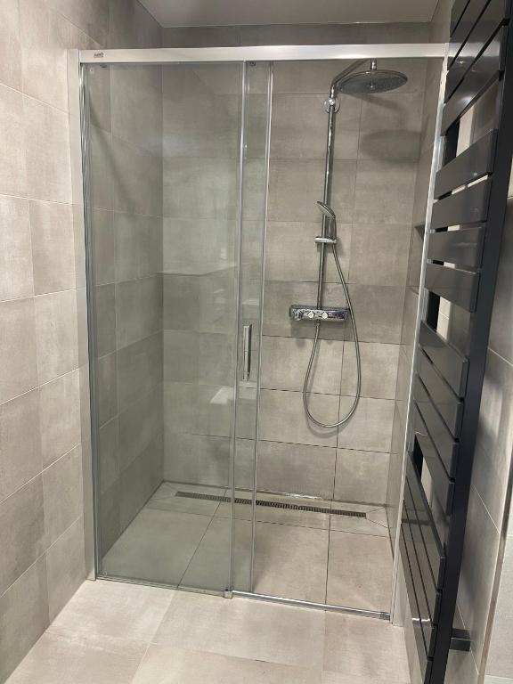 Koupelna v ubytování Strunzova pila Kvilda apartmán 308