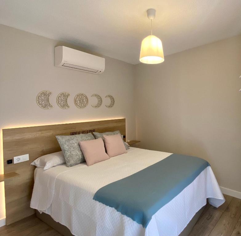 Cama o camas de una habitación en Jimena