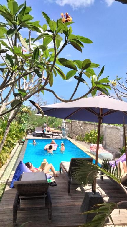 Bazén v ubytování Dream Beach Hostel Lembongan nebo v jeho okolí