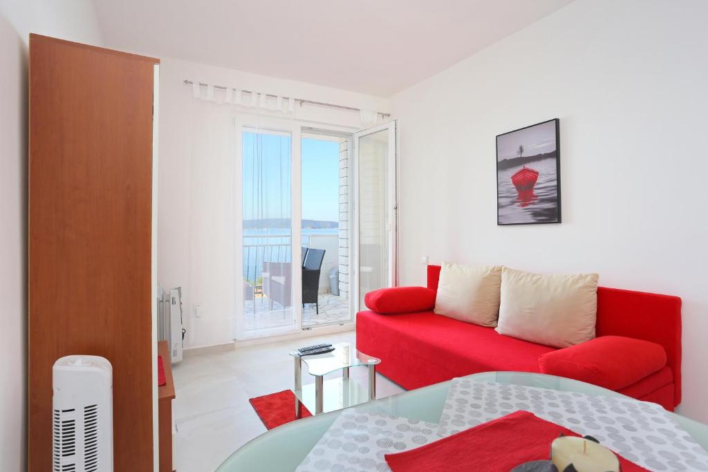 Apartments by the sea Okrug Donji, Ciovo - 19974 - Apartamento De 2 Quartos Com Terraço E Vista Mar