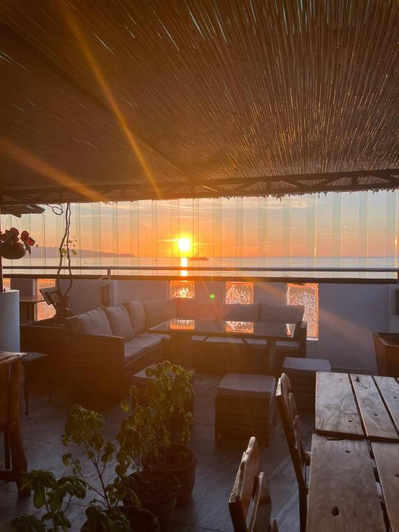 Balkón nebo terasa v ubytování Navarro Hotel