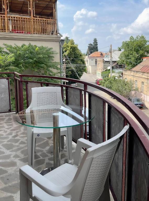 Balkón nebo terasa v ubytování GS Hotel