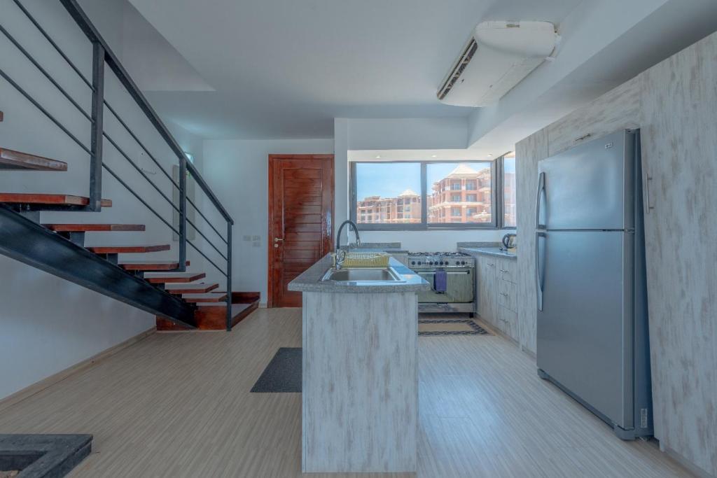 Kuchyň nebo kuchyňský kout v ubytování VESTA - Soma Bay Residence