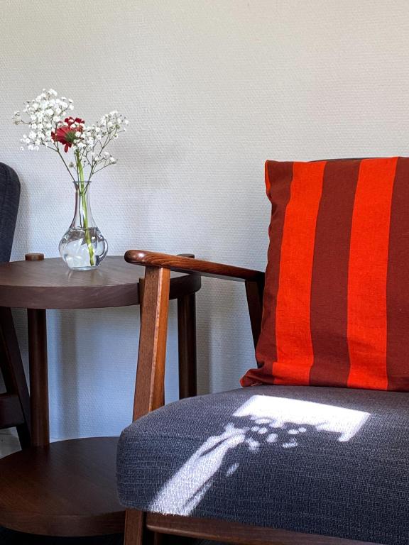 Posezení v ubytování Sunbjerre B&B