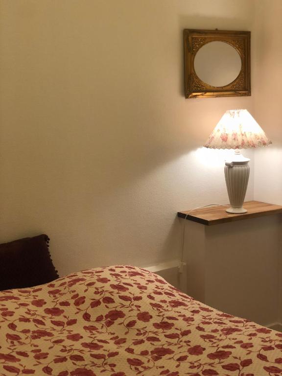 Postel nebo postele na pokoji v ubytování Cafebrumman