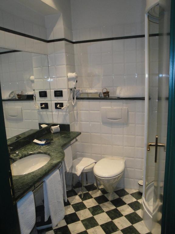 Koupelna v ubytování Hotel Due Mondi