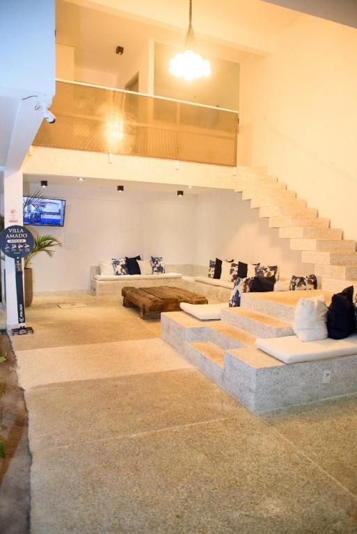 Posezení v ubytování Villa Amado
