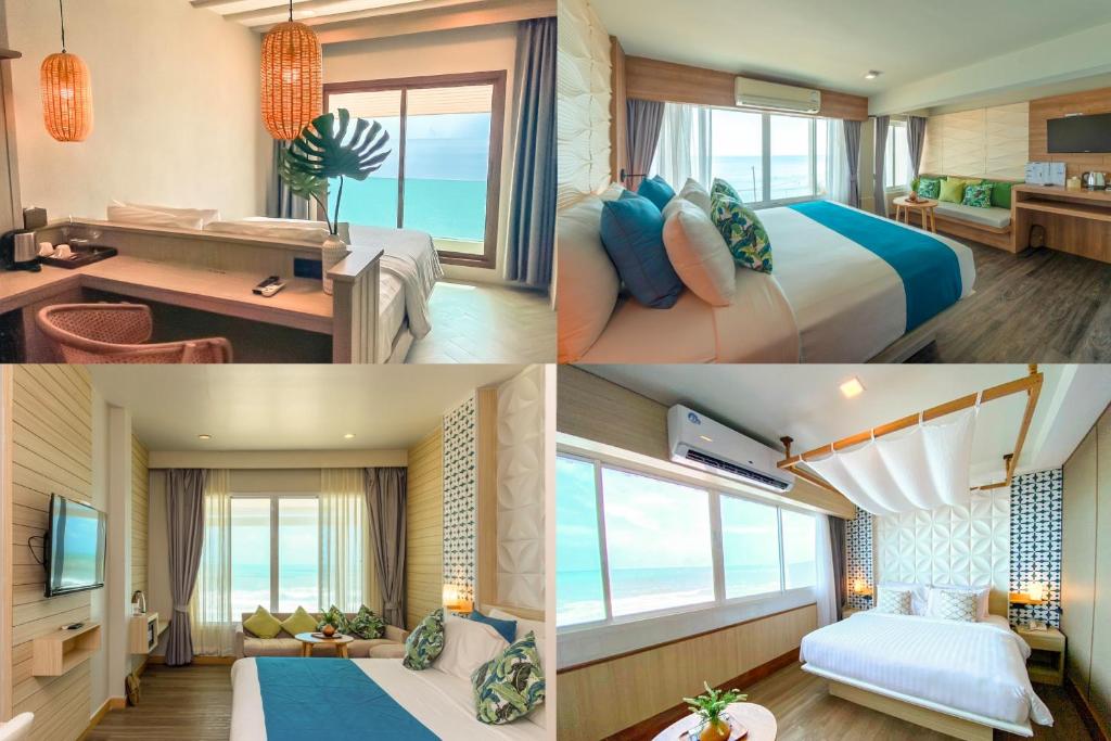 Postel nebo postele na pokoji v ubytování Maldives Beach Resort