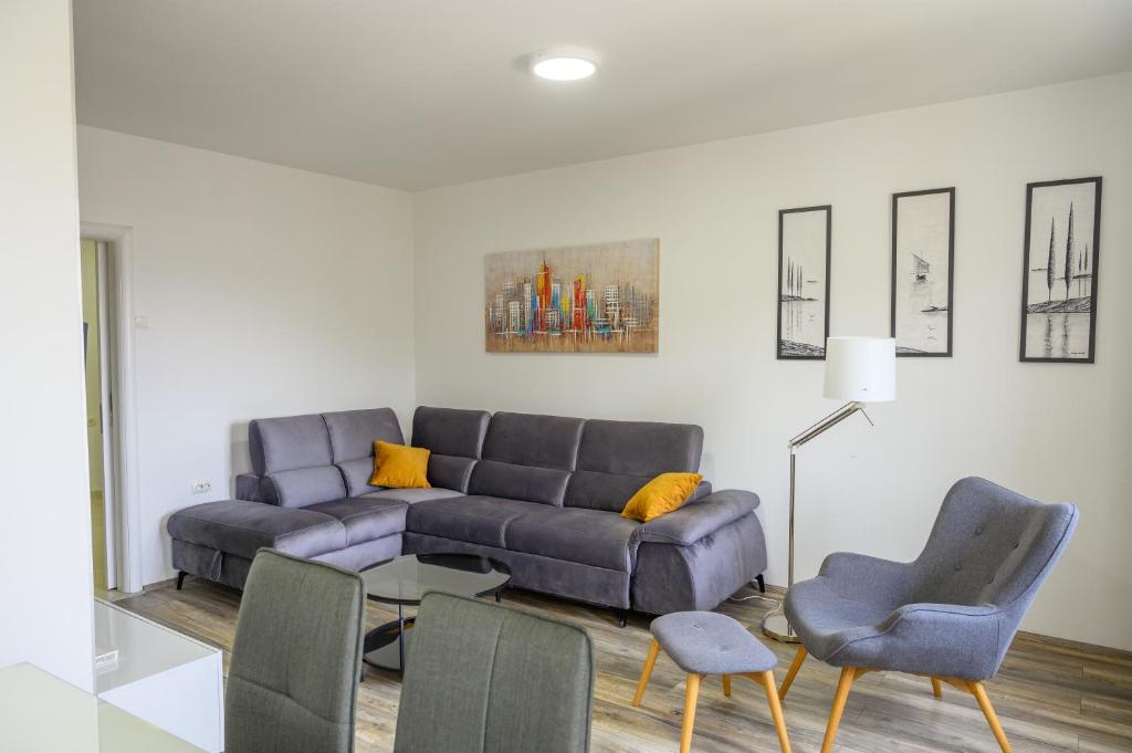 Posezení v ubytování Apartment Tina