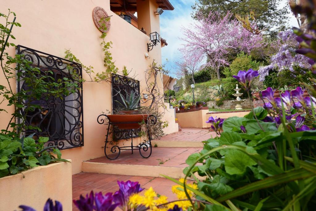 Zahrada ubytování B&B Glicine