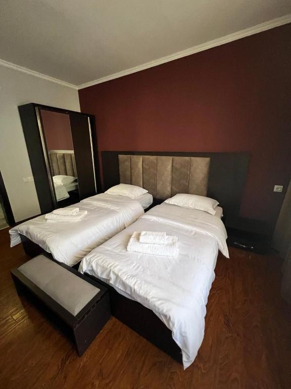 Postel nebo postele na pokoji v ubytování Monte Bianco