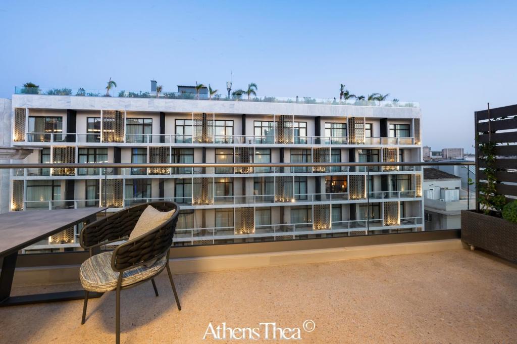 Balkon lub taras w obiekcie AthensThea Alpha Luxury Penthouse Apt in Omonia
