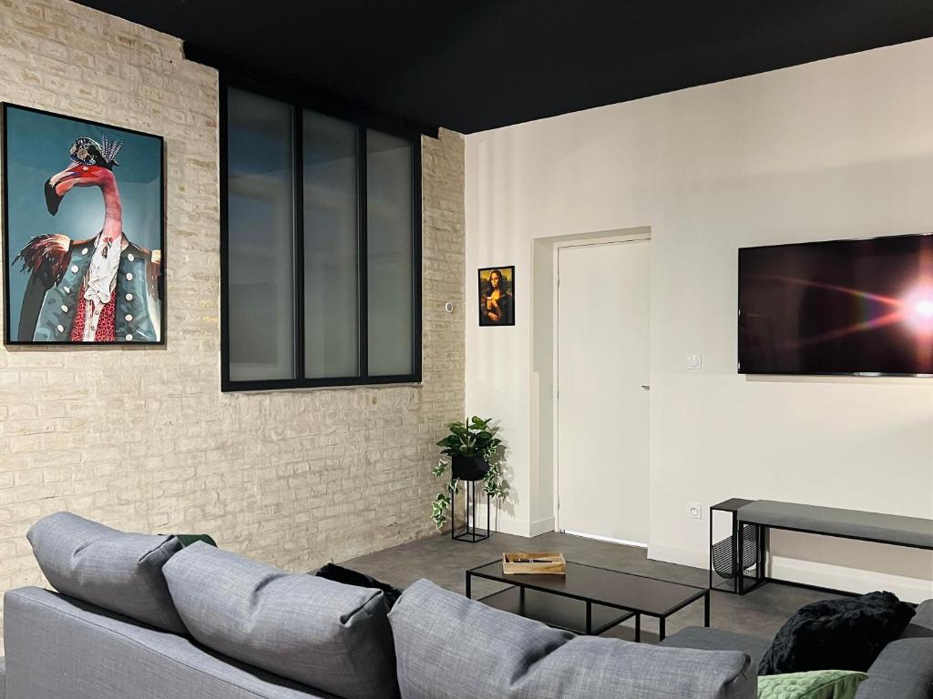 Posedenie v ubytovaní Loft atypique Dunkerque Centre