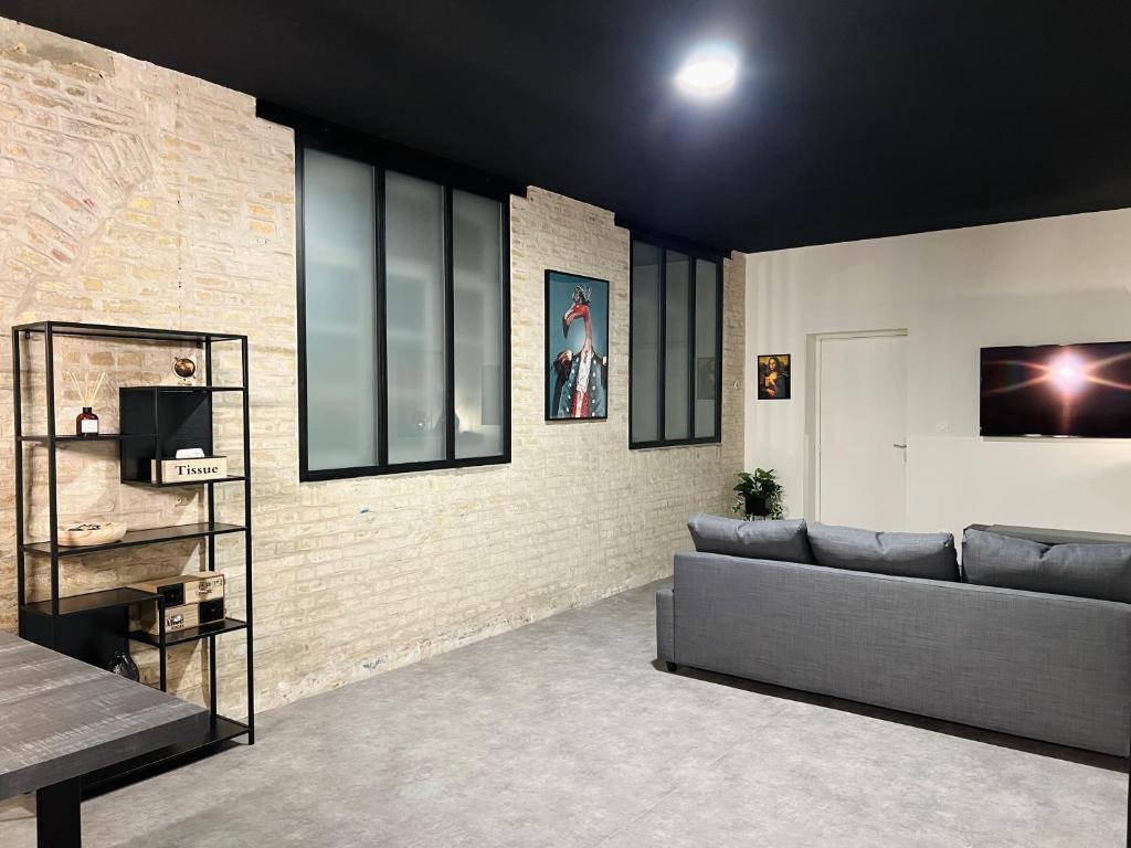 Posedenie v ubytovaní Loft atypique Dunkerque Centre