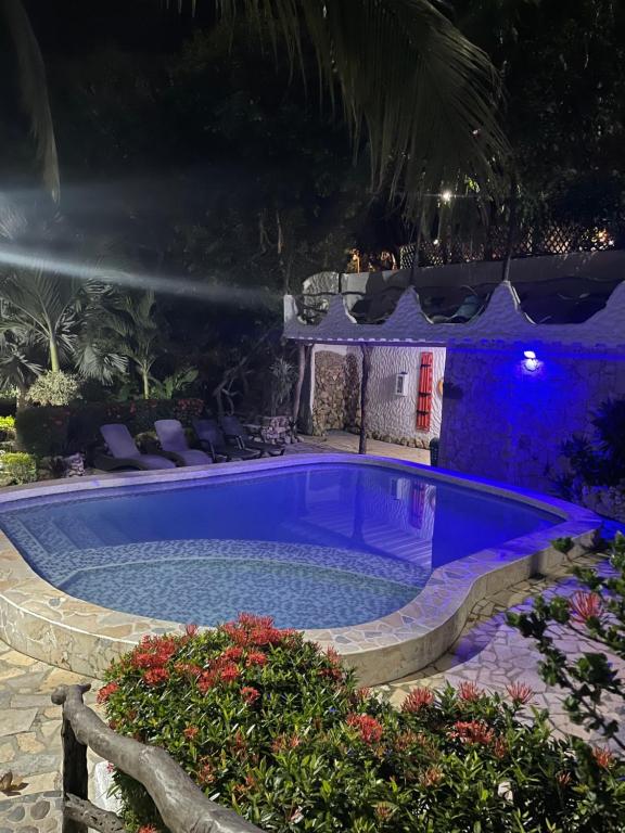 Bazén v ubytování Monte Verde Hostal nebo v jeho okolí
