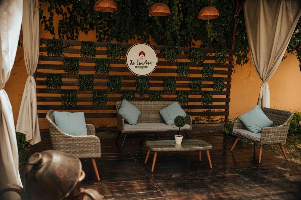 Posezení v ubytování Hotel Condesa