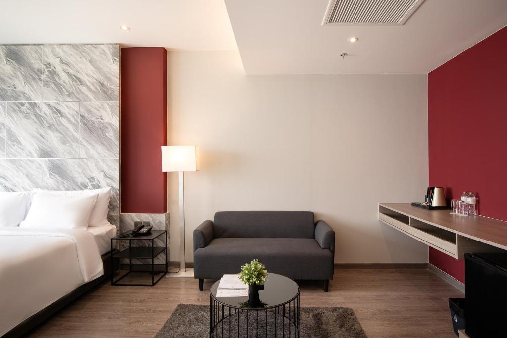 Posezení v ubytování Thaya Hotel Bangkok