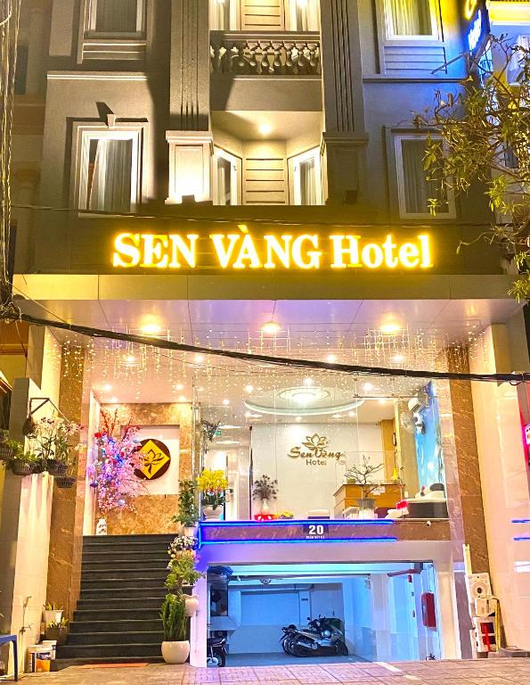 Certifikát, hodnocení, plakát nebo jiný dokument vystavený v ubytování Sen Vàng Hotel