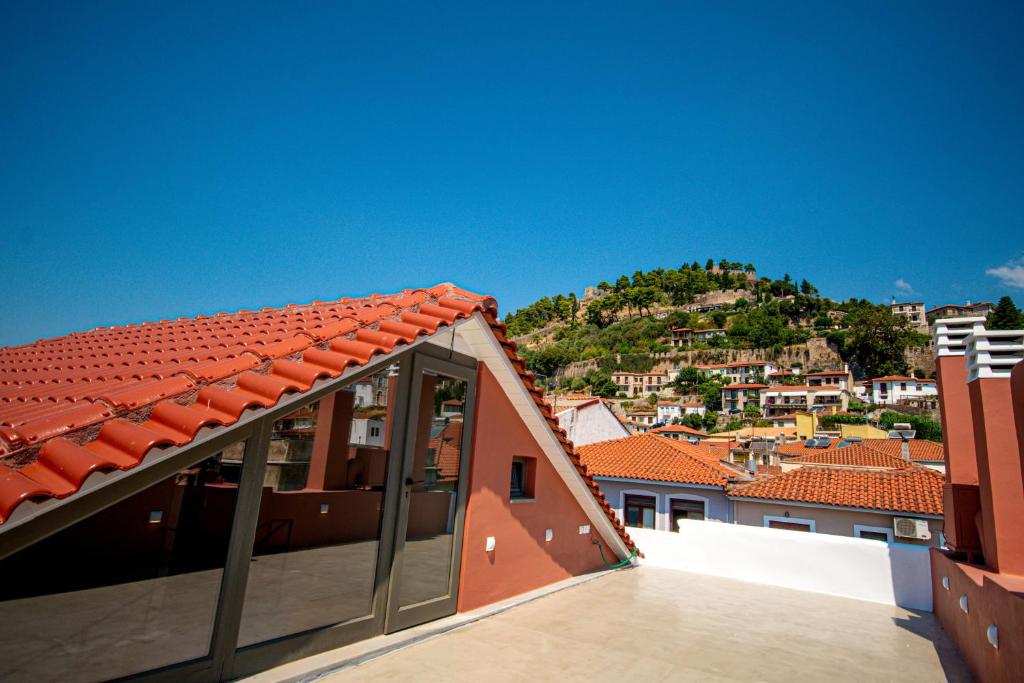 Nespecifikovaný výhled na hory nebo výhled na hory při pohledu z hotelu