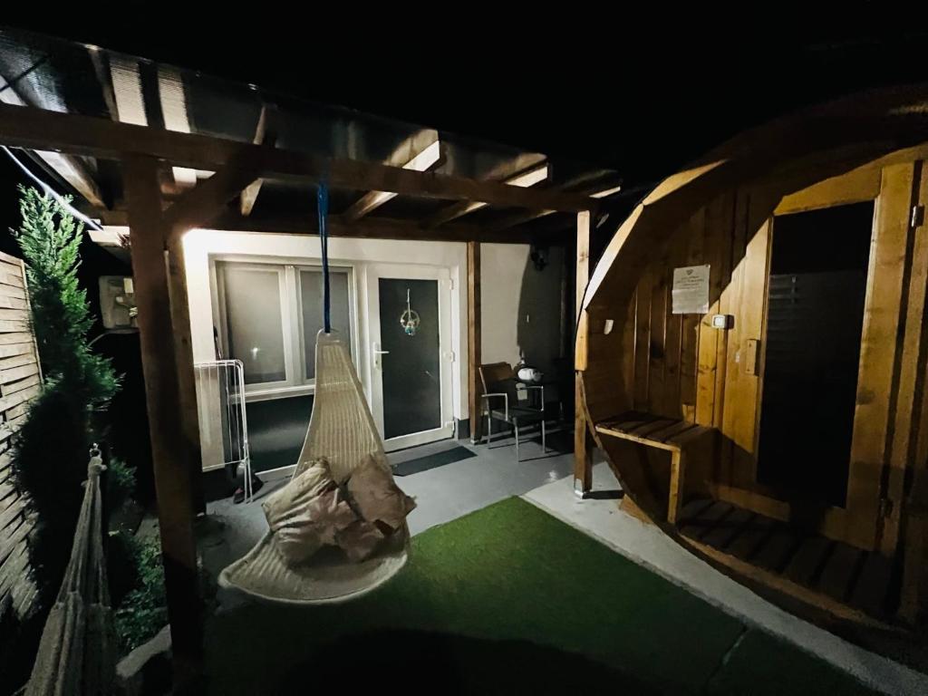 Posedenie v ubytovaní Balcsitthon Apartmanok