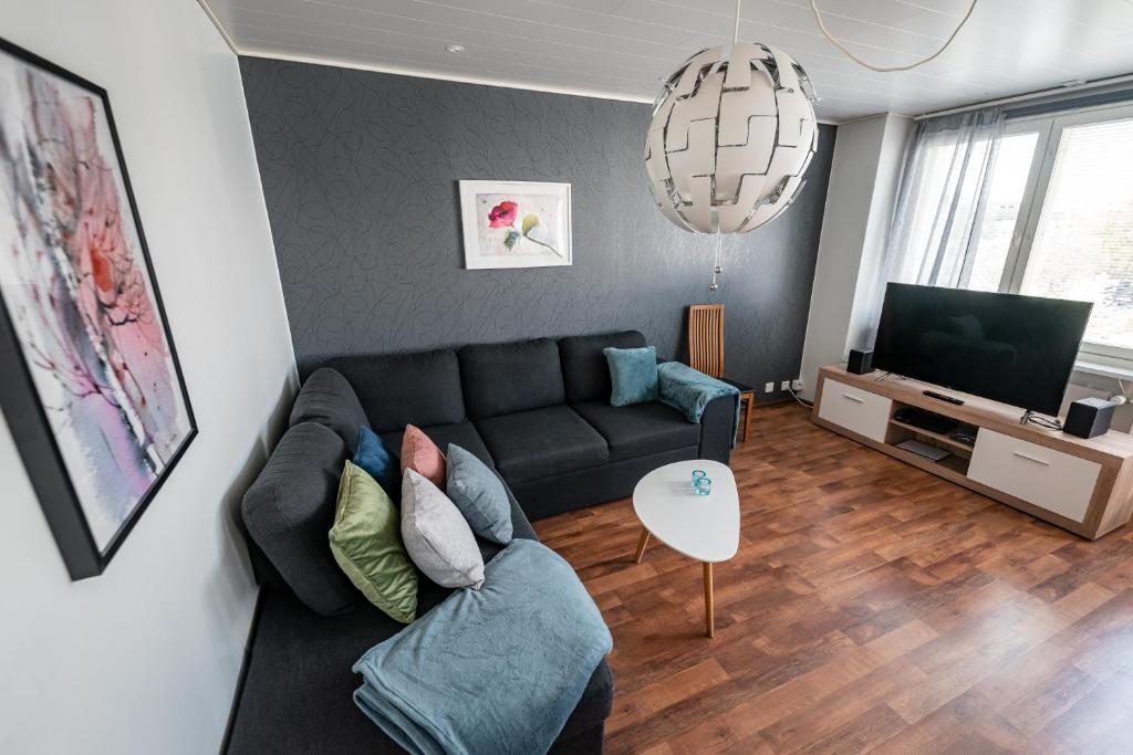 Posezení v ubytování Santalux Apartment XL