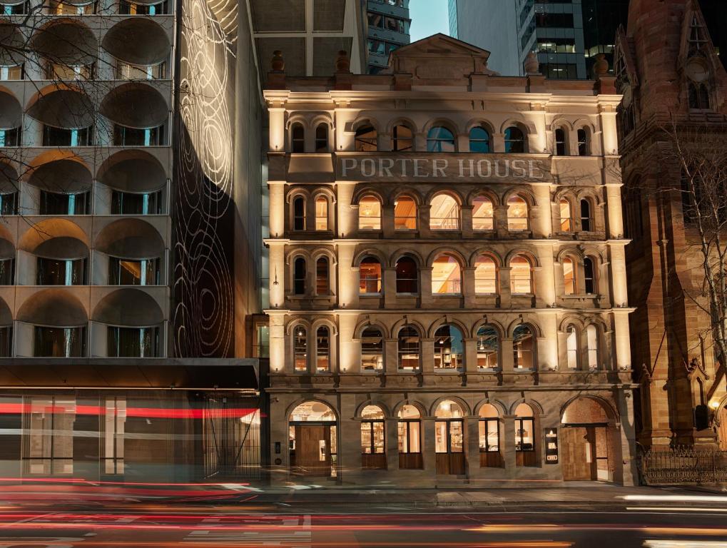 a building with the words potter house on it at The Porter House Hotel Sydney - MGallery in Sydney