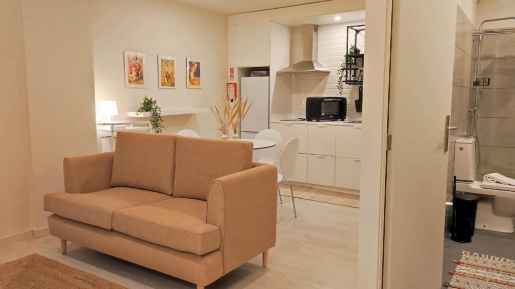Ένα μπάνιο στο Naty Studio with Terrace