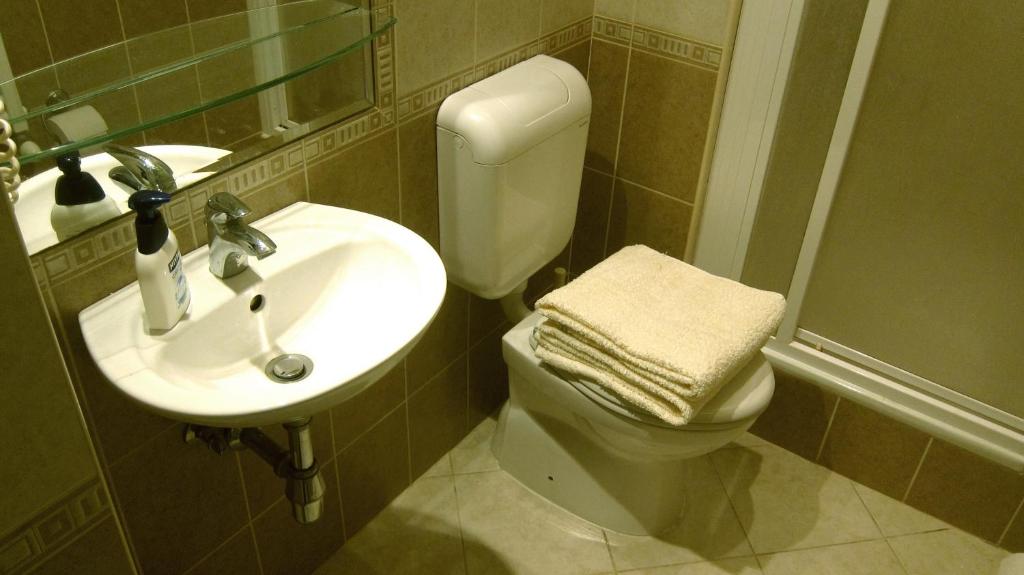 Kúpeľňa v ubytovaní Flatneartocastlehill